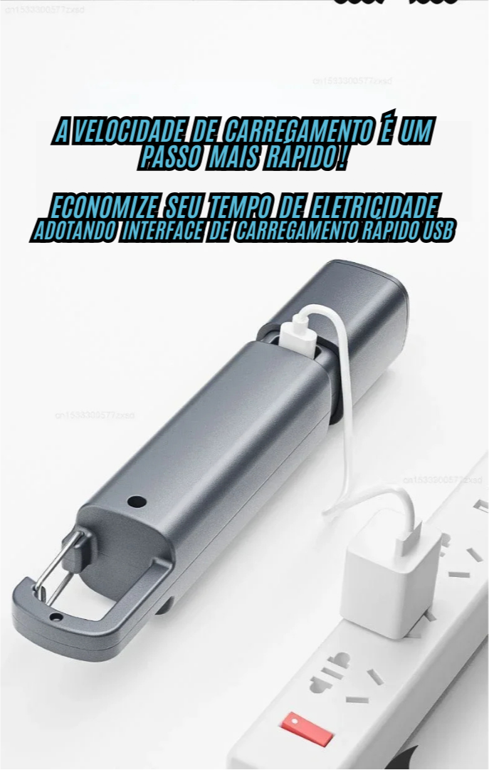 Lanterna Shark Pro a Prova d'Agua Modelo Premium Iluminação a Longa Distancia.