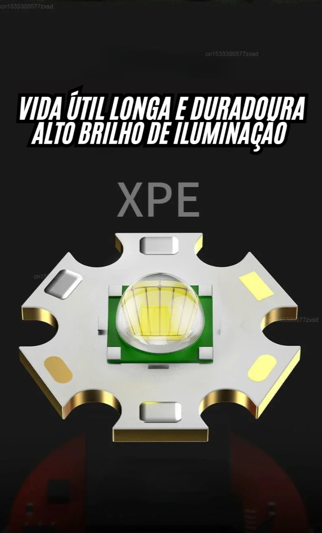 Lanterna Shark Pro a Prova d'Agua Modelo Premium Iluminação a Longa Distancia.