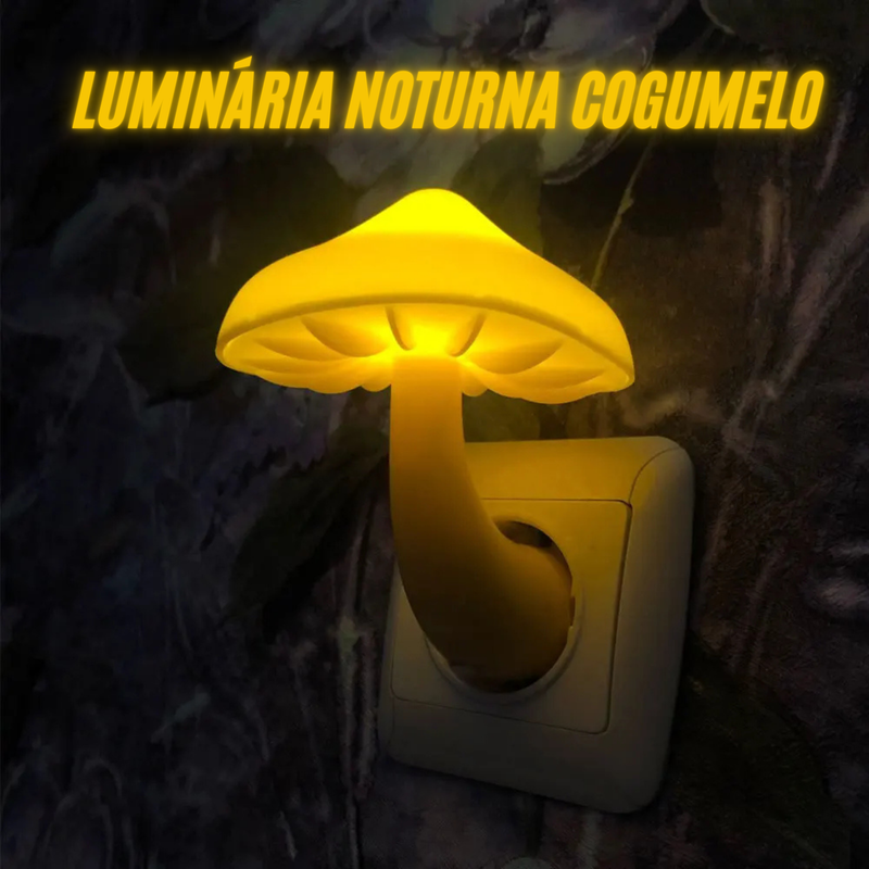 Luminária Noturna Cogumelo