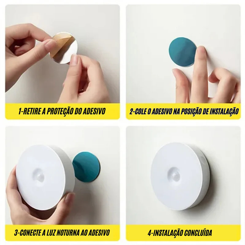 LED com Sensor de Movimento / Recarregável