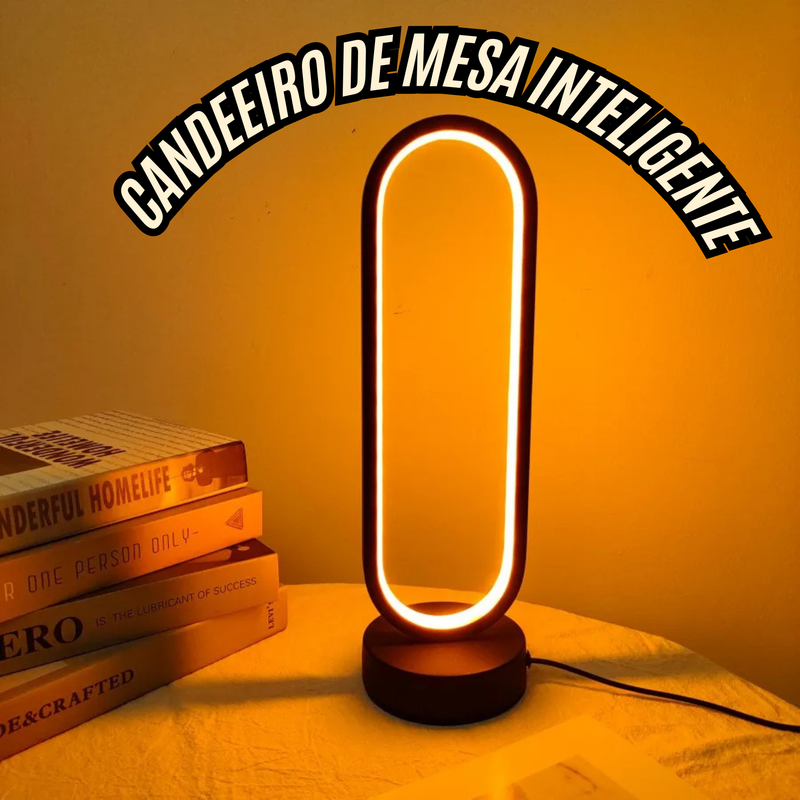 Candeeiro Anel Noturno 3 Cores