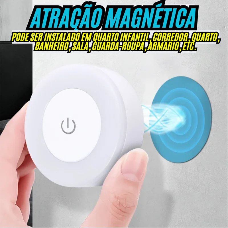 Luminaria Noturna Recarregavel Bolinha Exclusiva de LED
