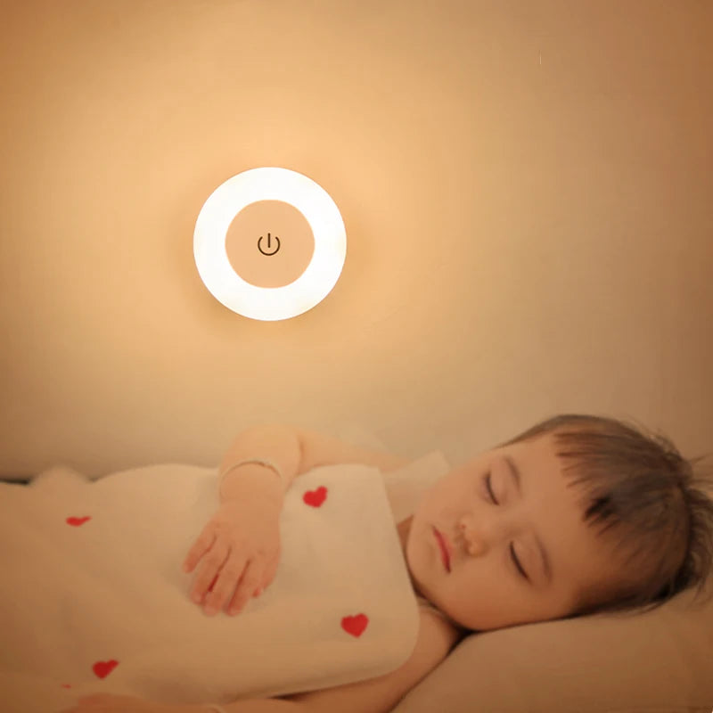 Luminaria Noturna Recarregavel Bolinha Exclusiva de LED