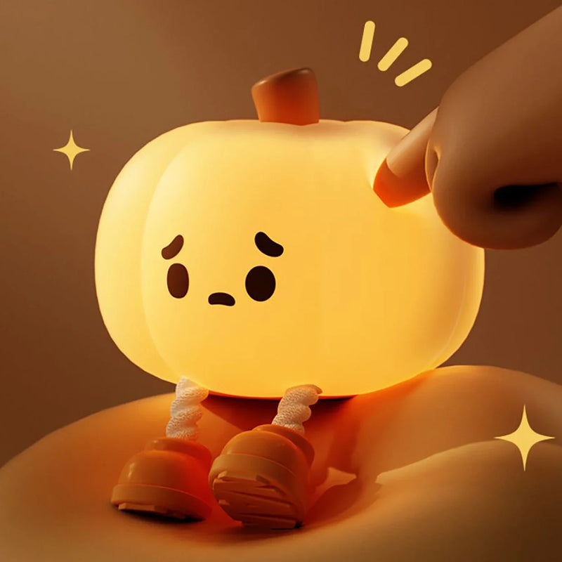 Mini Abobora Fofa - Luminária Noturna