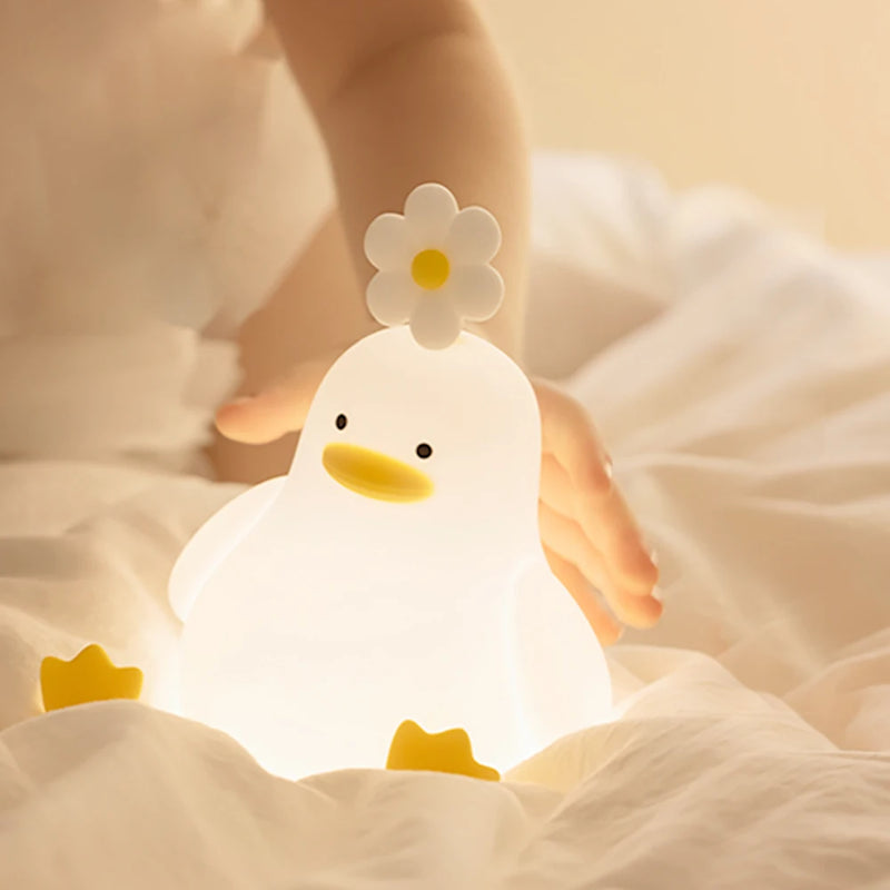 Luminária de LED Patinho de Silicone Recarregavel