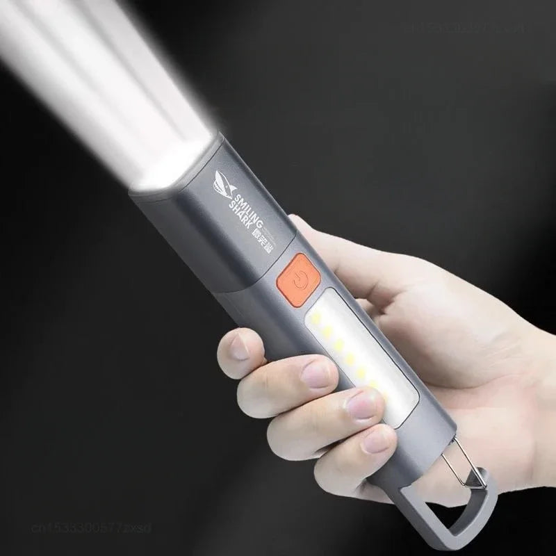 Lanterna Shark Pro a Prova d'Agua Modelo Premium Iluminação a Longa Distancia.