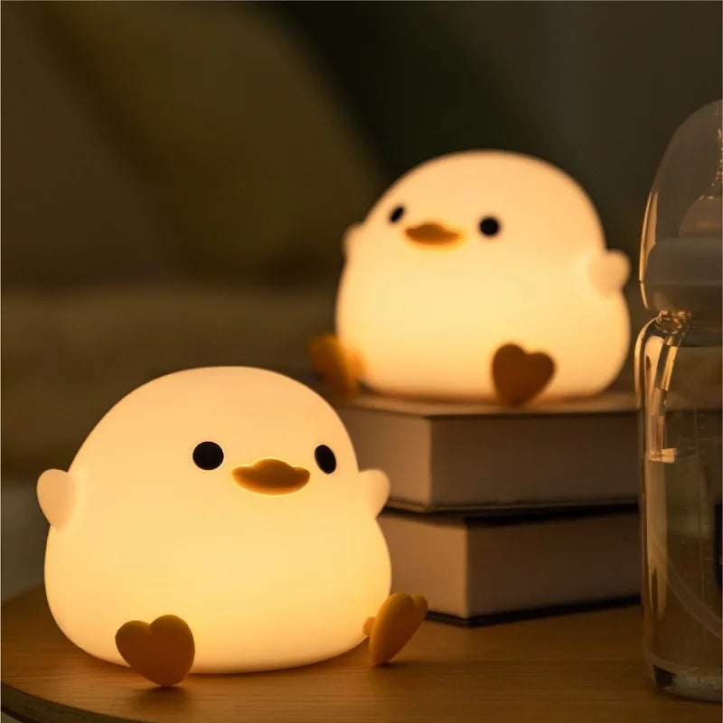 Luminária de LED Patinho de Silicone Recarregavel