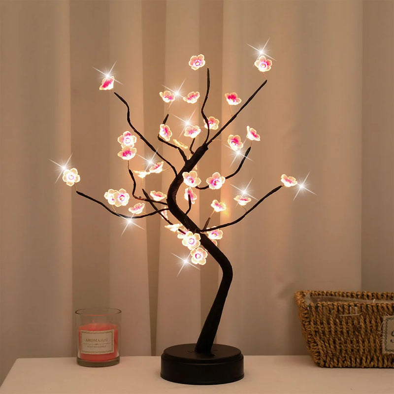 Árvores Artificiais de LED para Mesas Decoração Moderna Exclusiva