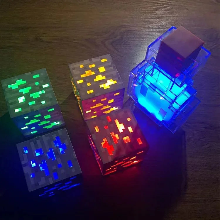 Luminária Infantil de LED Recarregável - MINECRAFT