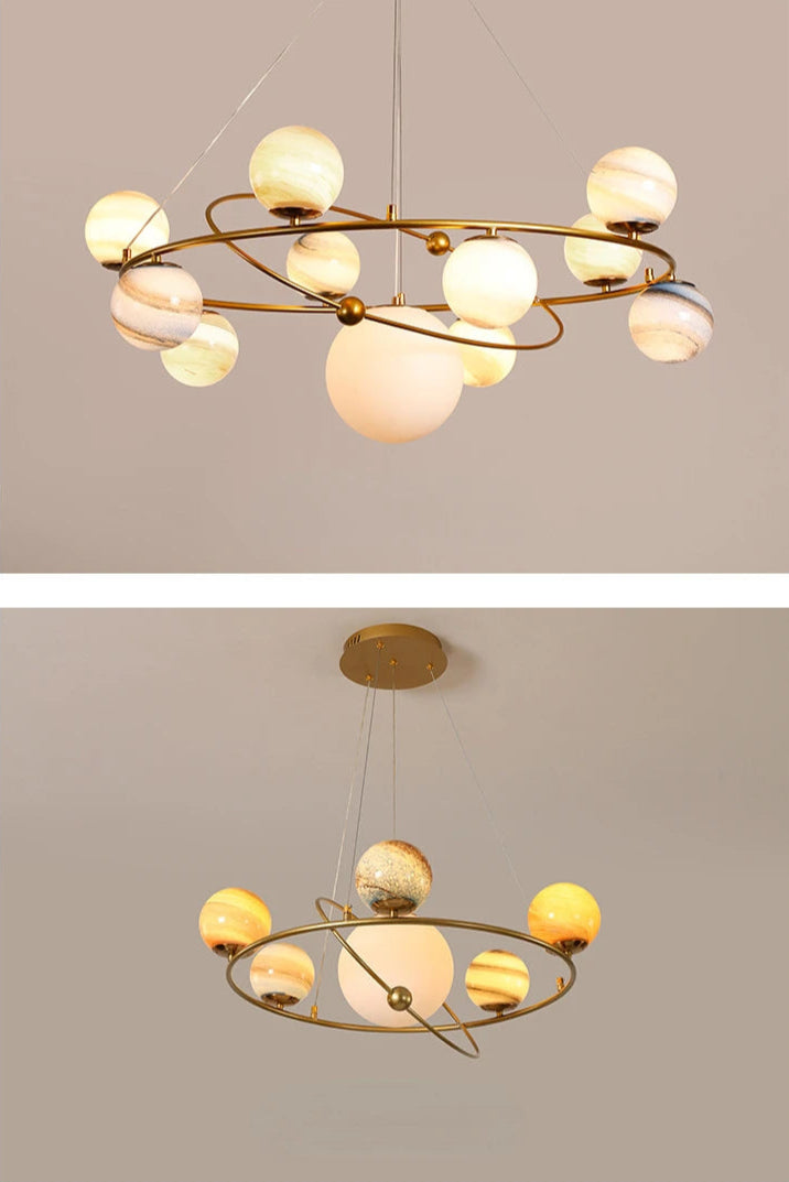 Planetas Atmosféricos de LED pra Sala de estar, Quartos e Hotéis / Peça Premium Modelo de Luxo