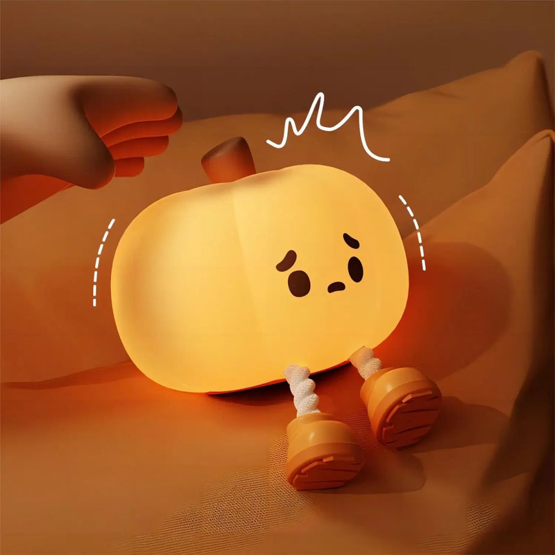Mini Abobora Fofa - Luminária Noturna