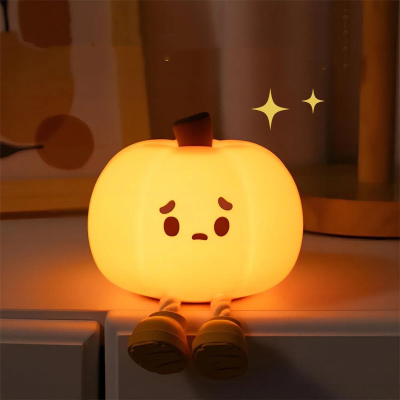 Mini Abobora Fofa - Luminária Noturna
