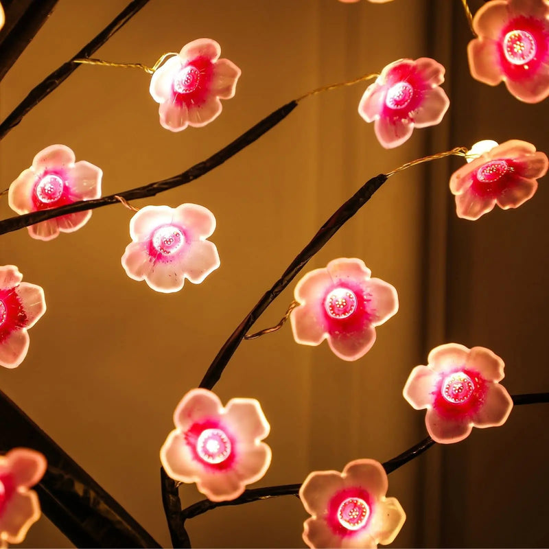 Árvores Artificiais de LED para Mesas Decoração Moderna Exclusiva
