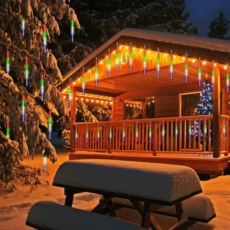 Chuva de Meteoro Atmosferica Decoração de Natal Moderna a prova d'Agua