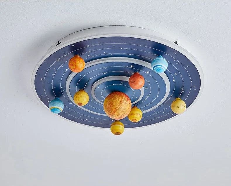 Luminária Premium das Galáxias Moderna de Luxo - Atmosférica e Aconchegante para Quarto de Menino e Menina.