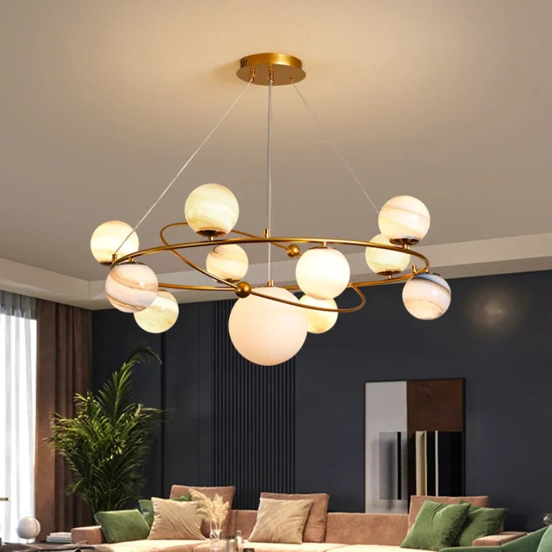 Planetas Atmosféricos de LED pra Sala de estar, Quartos e Hotéis / Peça Premium Modelo de Luxo
