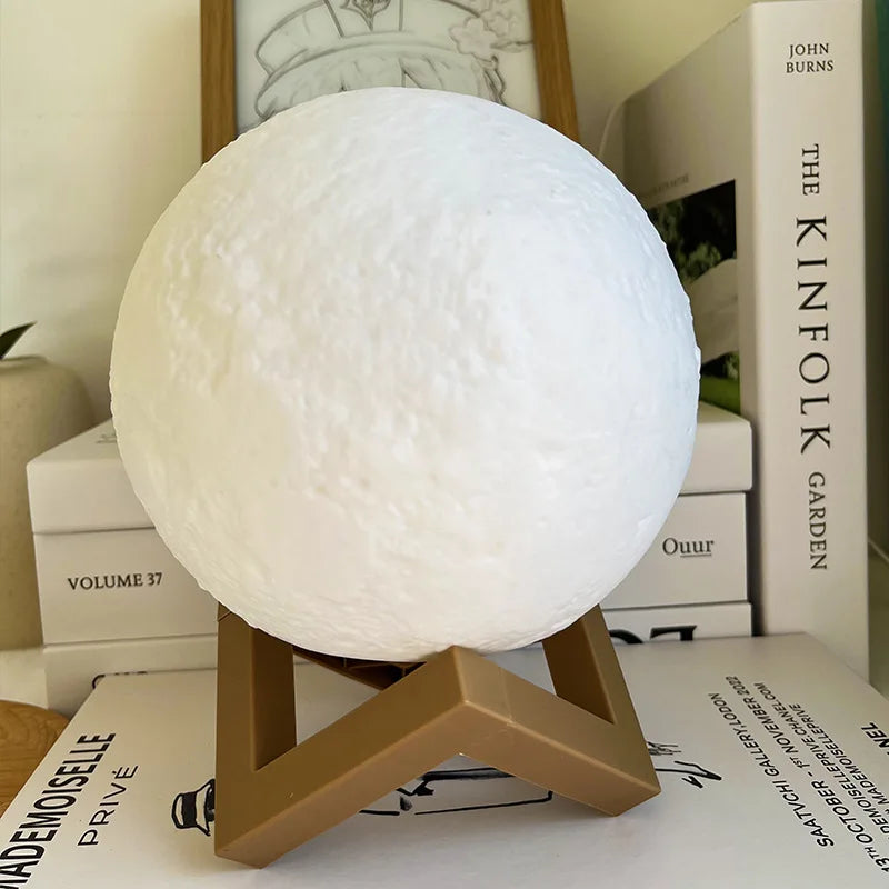 Luminária Noturna da Lua para Adormecer a Noite
