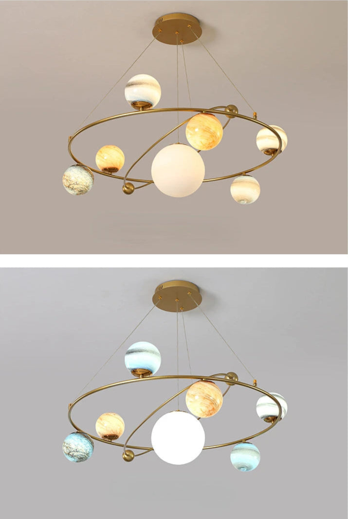 Planetas Atmosféricos de LED pra Sala de estar, Quartos e Hotéis / Peça Premium Modelo de Luxo