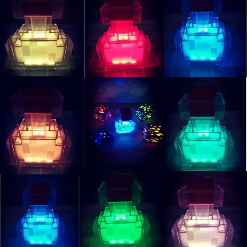 Luminária Infantil de LED Recarregável - MINECRAFT
