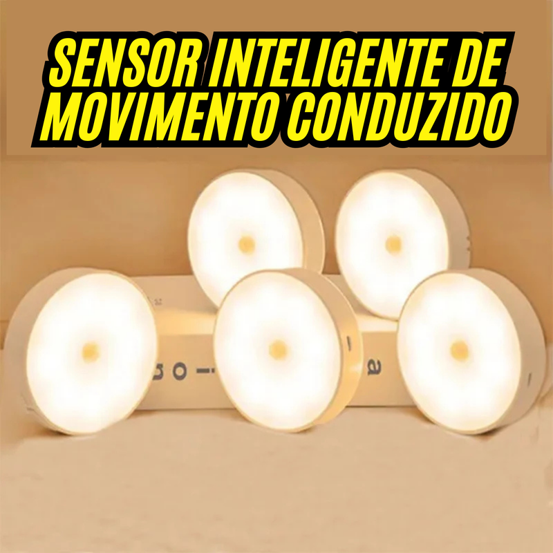 LED com Sensor de Movimento / Recarregável