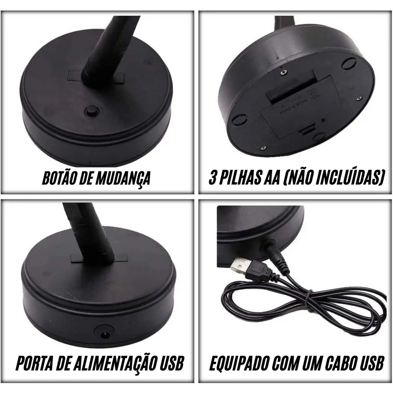 Árvores Artificiais de LED para Mesas Decoração Moderna Exclusiva
